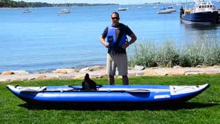 You should always have a life vest with you when paddling for safety.