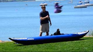 You should always pack and store your kayak dry, not wet.