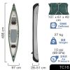 Travel Canoe™ 16 カヌー Dimensions